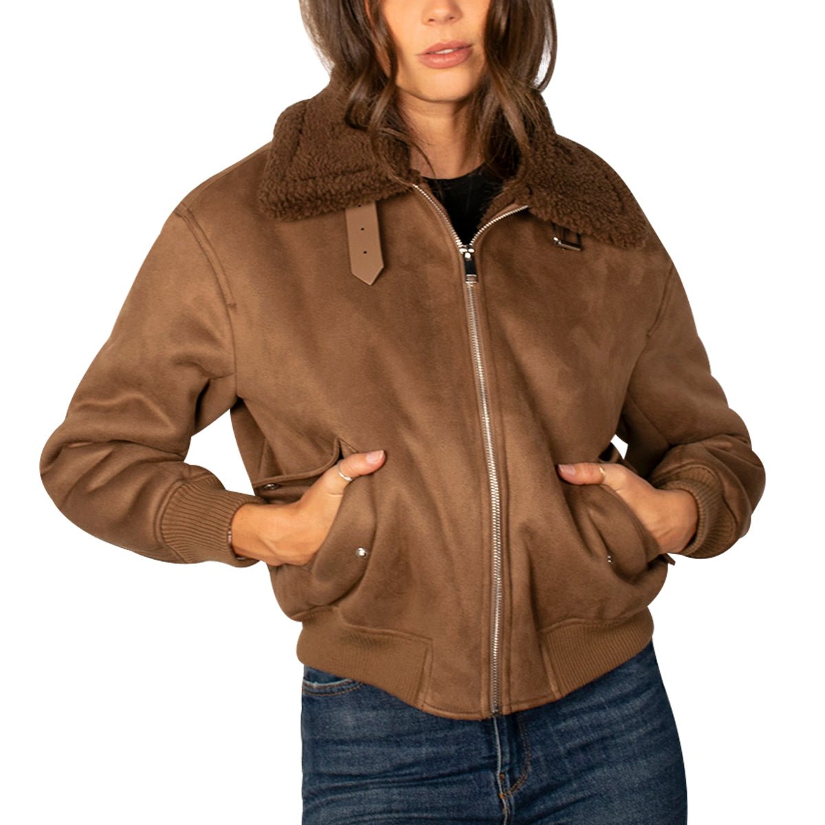 Chamarra Para Mujer De Gamuza Con Forro De Peluche - The Original Greenlander