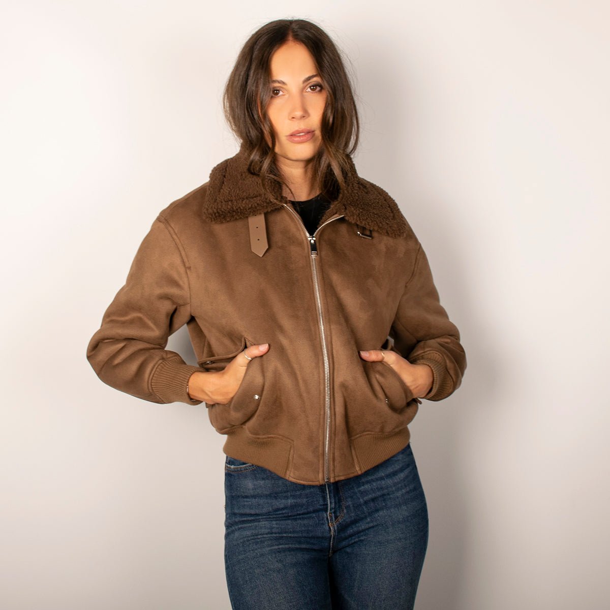Chamarra Para Mujer De Gamuza Con Forro De Peluche - The Original Greenlander