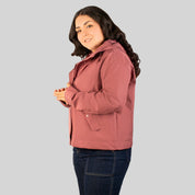 Chamarra Para Mujer Rompevientos Con Gorro Plus Size - The Original Greenlander