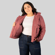 Chamarra Para Mujer Rompevientos Con Gorro Plus Size - The Original Greenlander