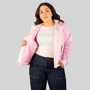 Chamarra Para Mujer Rompevientos Con Gorro Plus Size - The Original Greenlander