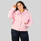 Chamarra Para Mujer Rompevientos Con Gorro Plus Size - The Original Greenlander