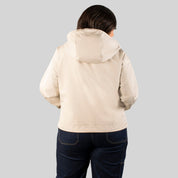 Chamarra Para Mujer Rompevientos Con Gorro Plus Size - The Original Greenlander