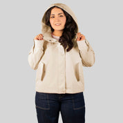 Chamarra Para Mujer Rompevientos Con Gorro Plus Size - The Original Greenlander