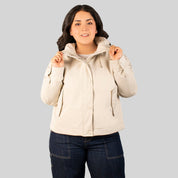 Chamarra Para Mujer Rompevientos Con Gorro Plus Size - The Original Greenlander
