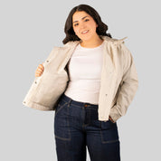 Chamarra Para Mujer Rompevientos Con Gorro Plus Size - The Original Greenlander