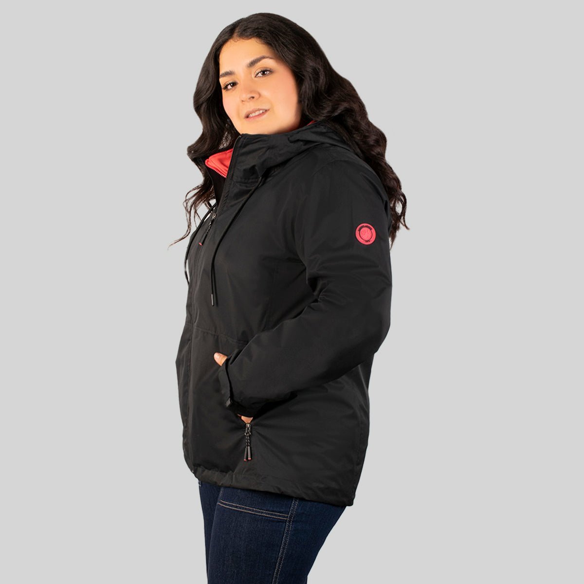Chamarra Para Mujer Tallas Extra 2 en 1 con Fleece Desmontable Greenlander - The Original Greenlander