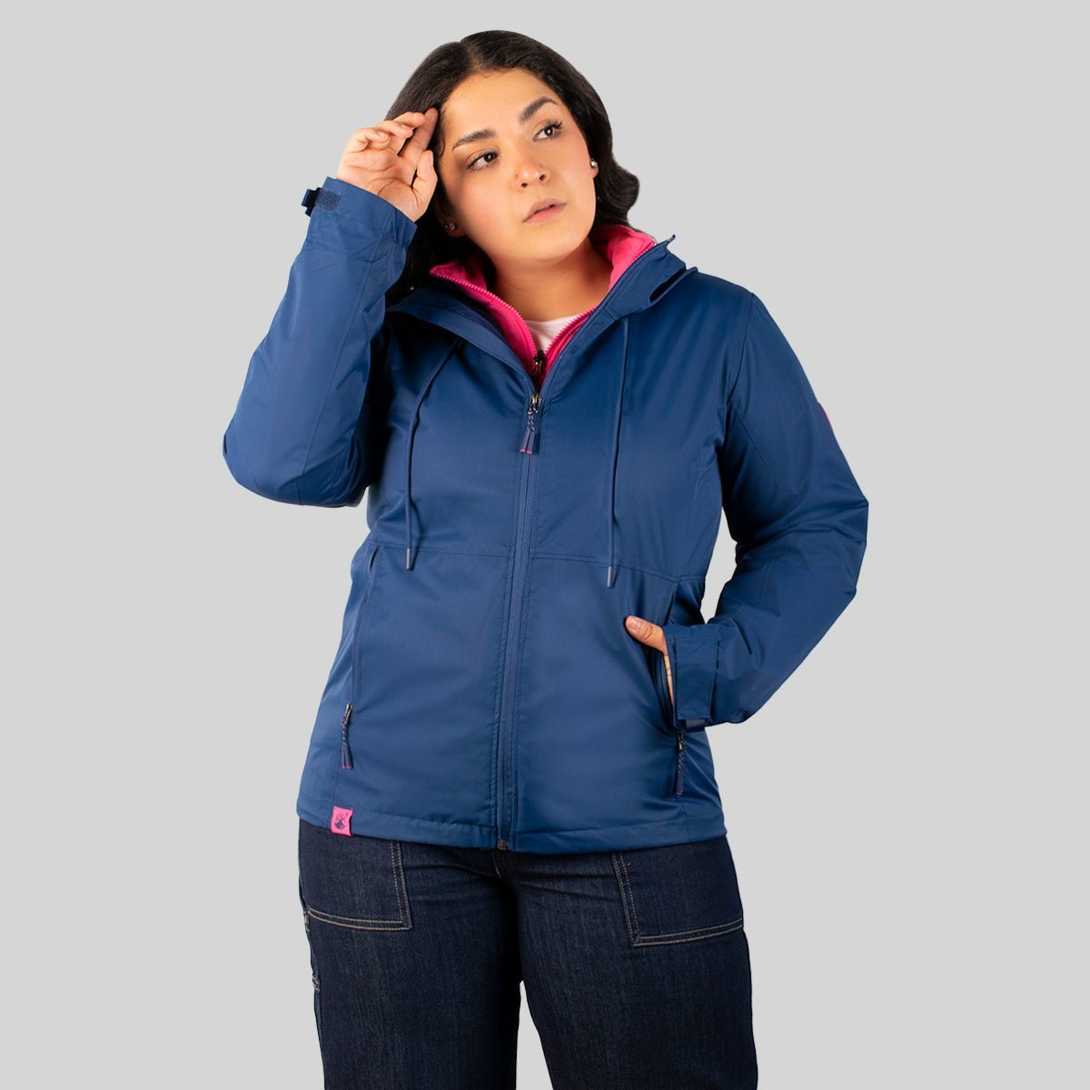 Chamarra Para Mujer Tallas Extra 2 en 1 con Fleece Desmontable Greenlander - The Original Greenlander