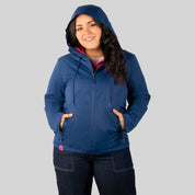 Chamarra Para Mujer Tallas Extra 2 en 1 con Fleece Desmontable Greenlander - The Original Greenlander