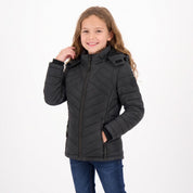 Chamarra Para Niña Adventure Con Gorro Fijo Ajustable - Greenlander