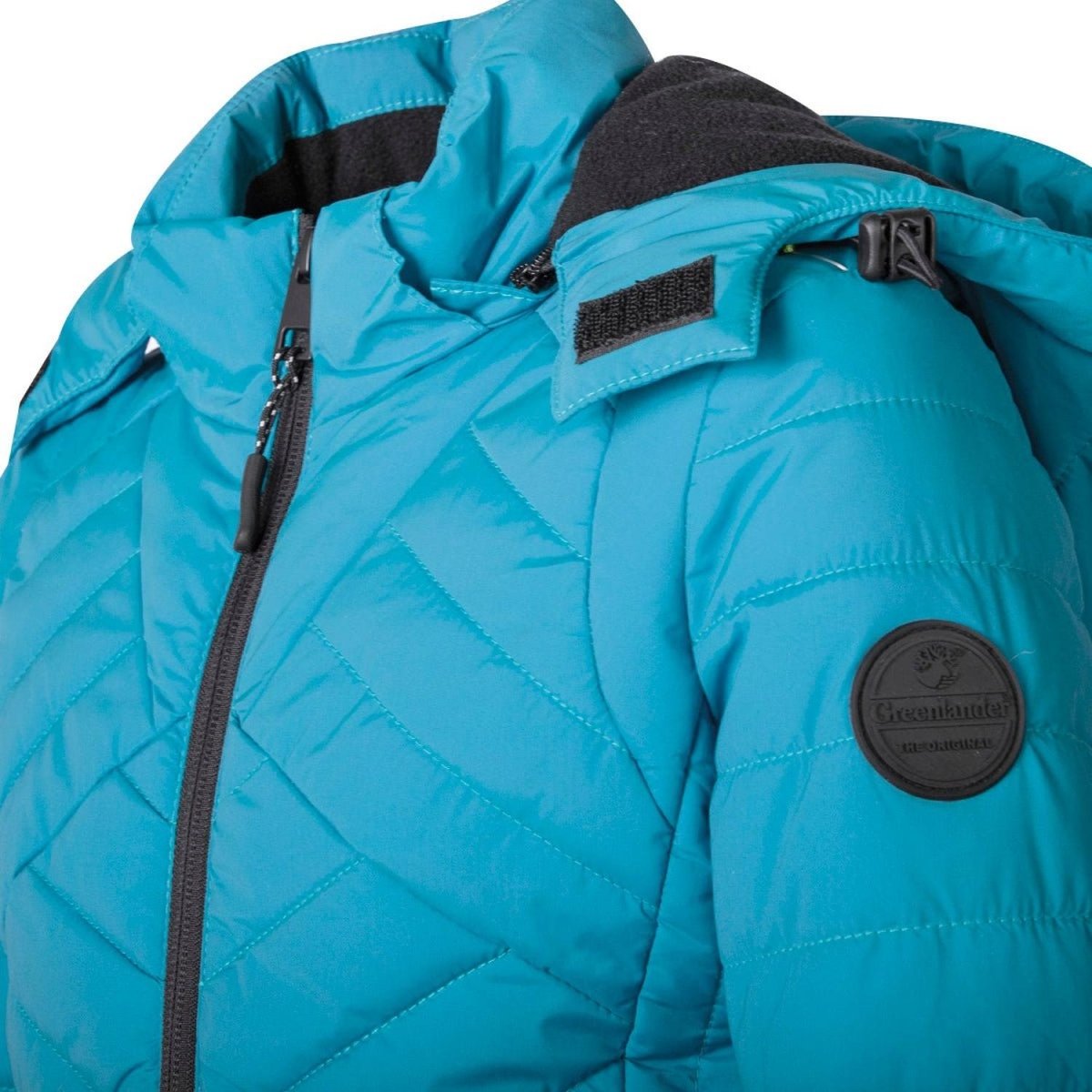 Chamarra Para Niña Adventure Con Gorro Fijo Ajustable - Greenlander