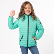 Chamarra Para Niña Capitonada con Gorro Desmontanble - Greenlander