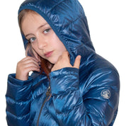 Chamarra Para Niña Greenlander con Gorro Fijo y Pluma de Ganso - Greenlander