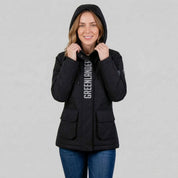 Chamarra parka para mujer con gorro ajustable y múltiples bolsas Greenlander - Greenlander