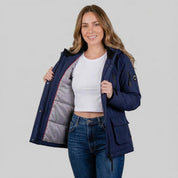 Chamarra parka para mujer con gorro ajustable y múltiples bolsas Greenlander - Greenlander