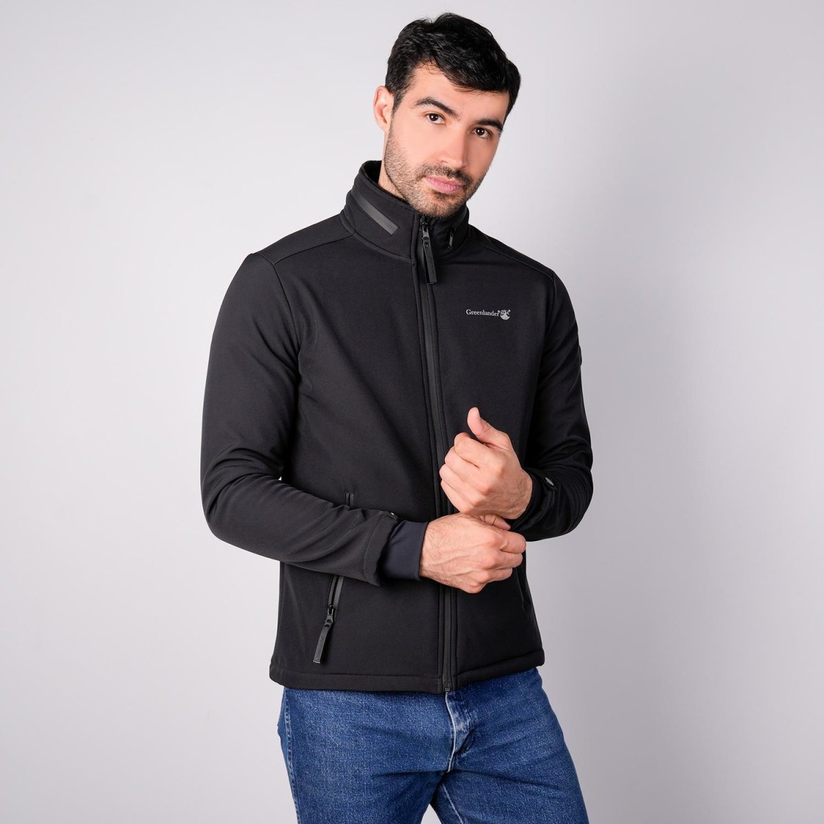 Chamarra poliester para hombre con capucha Greenlander - Greenlander
