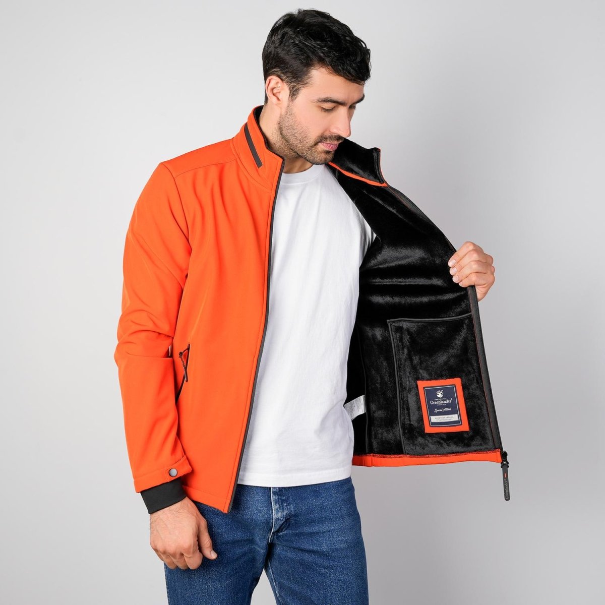Chamarra poliester para hombre con capucha Greenlander - Greenlander