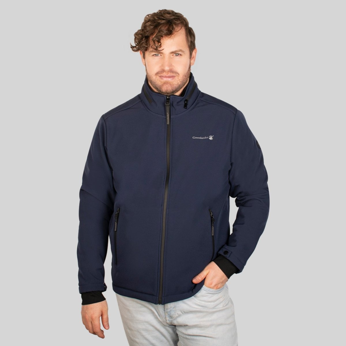 Chamarra poliester plus size para hombre con capucha Greenlander - Greenlander