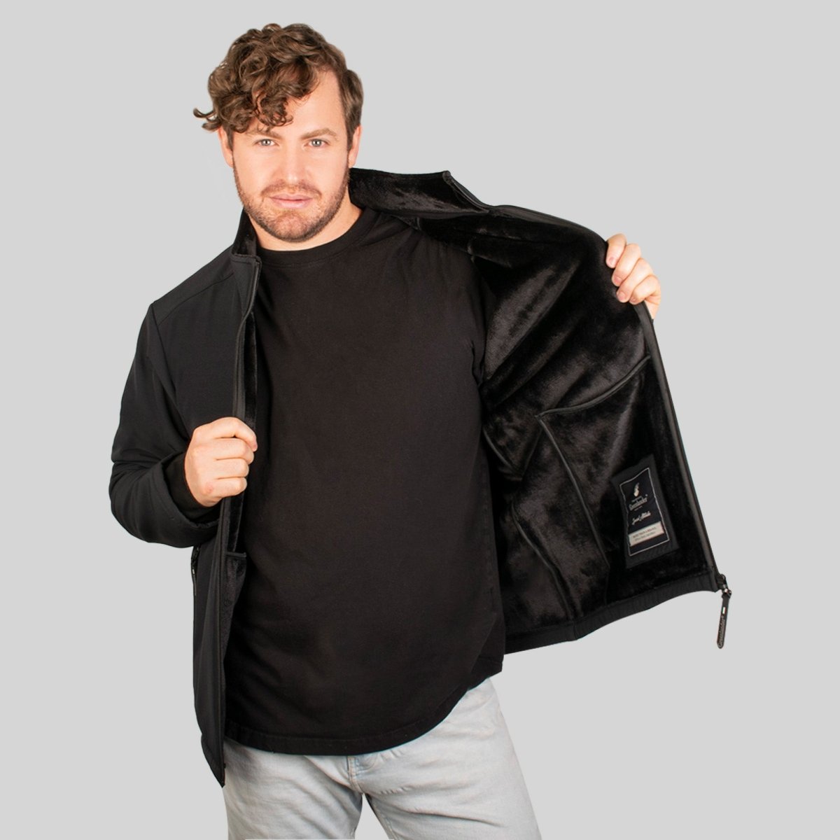 Chamarra poliester plus size para hombre con capucha Greenlander - Greenlander