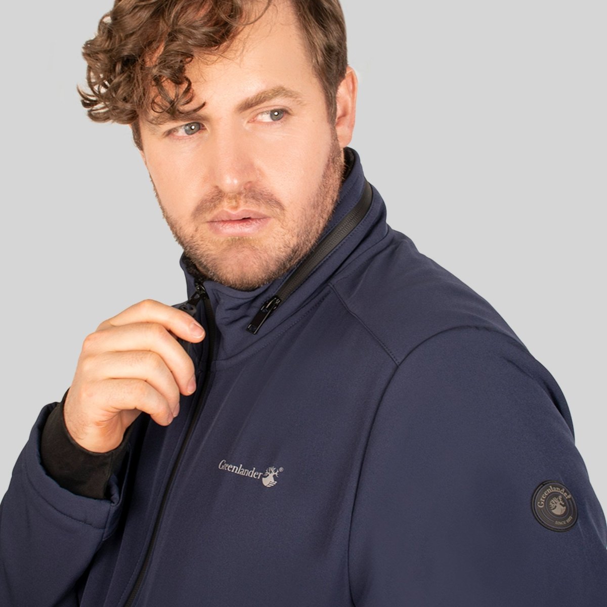 Chamarra poliester plus size para hombre con capucha Greenlander - Greenlander
