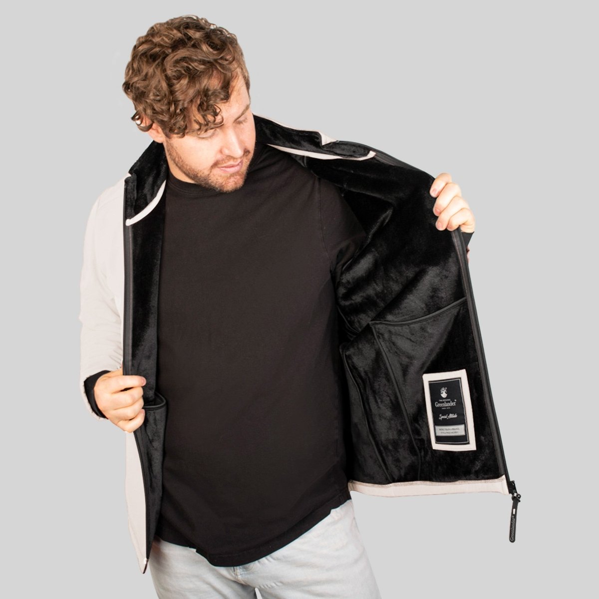 Chamarra poliester plus size para hombre con capucha Greenlander - Greenlander