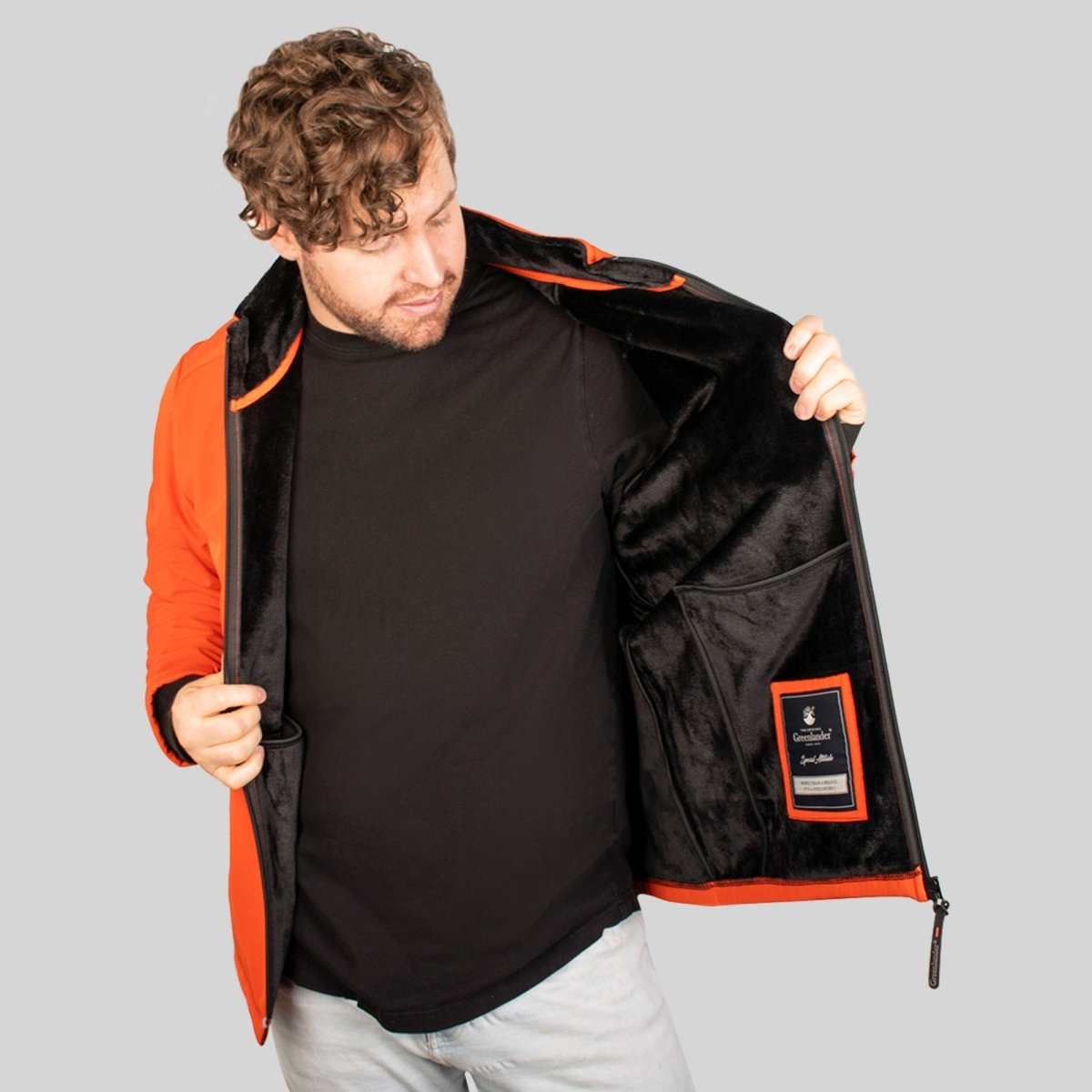 Chamarra poliester plus size para hombre con capucha Greenlander - Greenlander