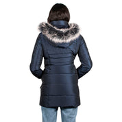 Chamarra Puffer Larga para Mujer con Gorro y Detalle de Pelo | Greenlander - Greenlander