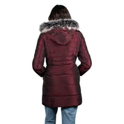 Chamarra Puffer Larga para Mujer con Gorro y Detalle de Pelo | Greenlander - Greenlander