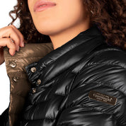 Chamarra Reversible Acolchada de Pluma para Mujer con Botones y Bolsillos | Greenlander - Greenlander