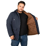 Chamarra Reversible con Capucha Desmontable Greenlander Hombre Plus Size - Greenlander