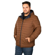 Chamarra Reversible con Capucha Desmontable Greenlander Hombre Plus Size - Greenlander