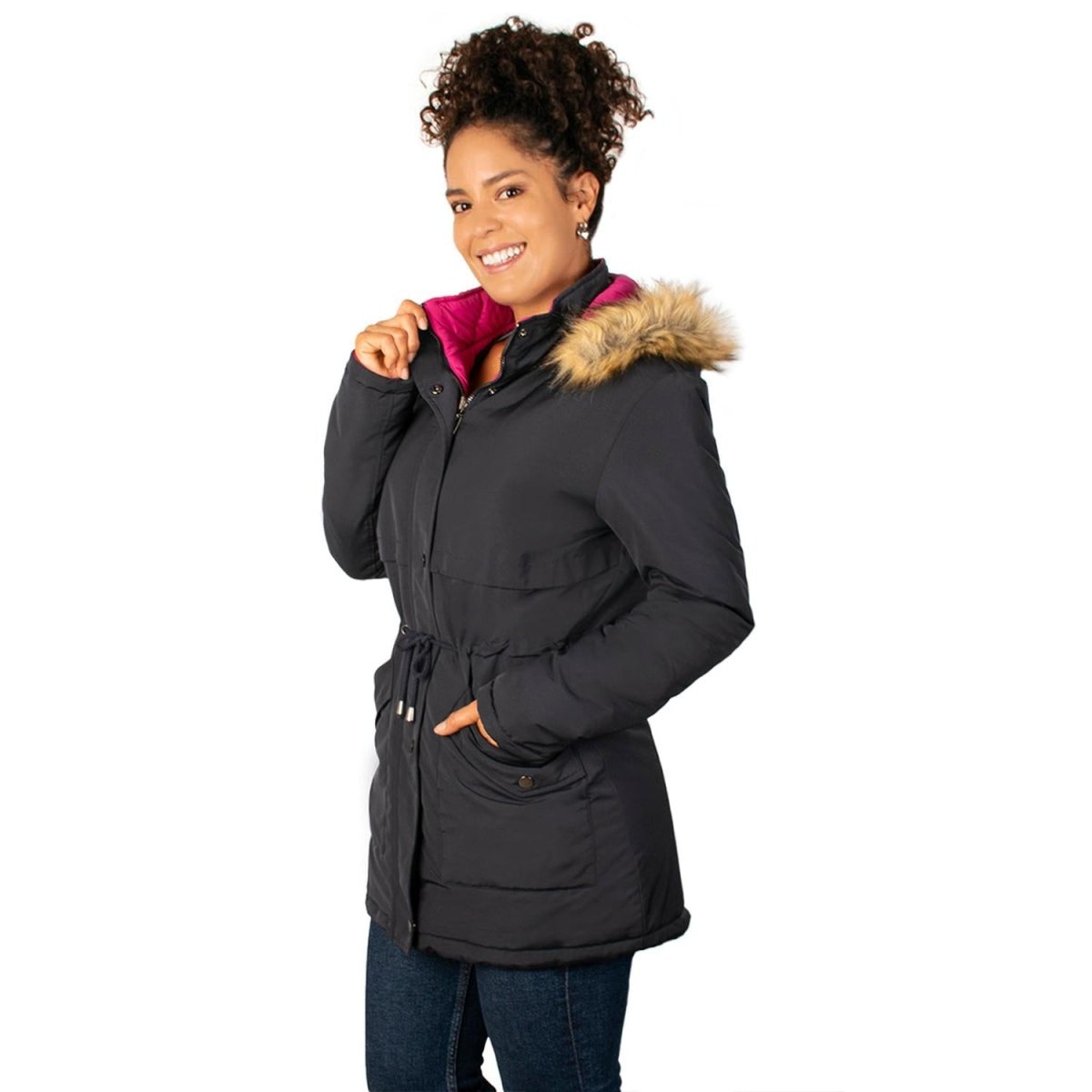 Chamarra Reversible con Capucha Mujer - Greenlander