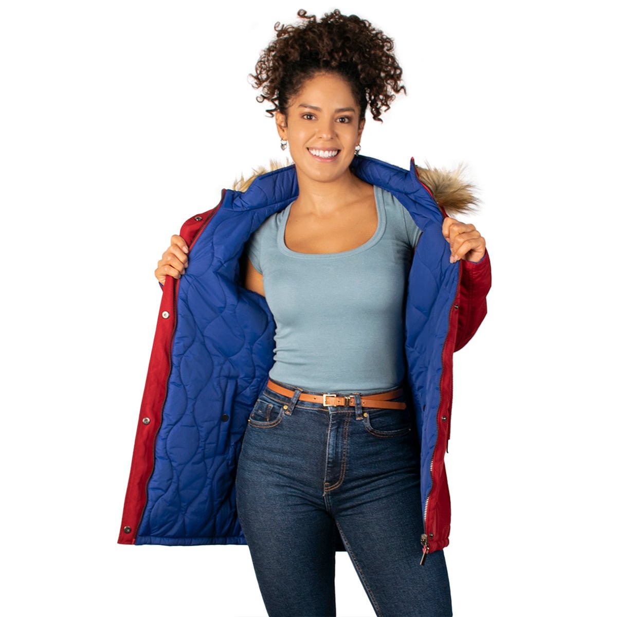 Chamarra Reversible con Capucha Mujer - The Original Greenlander