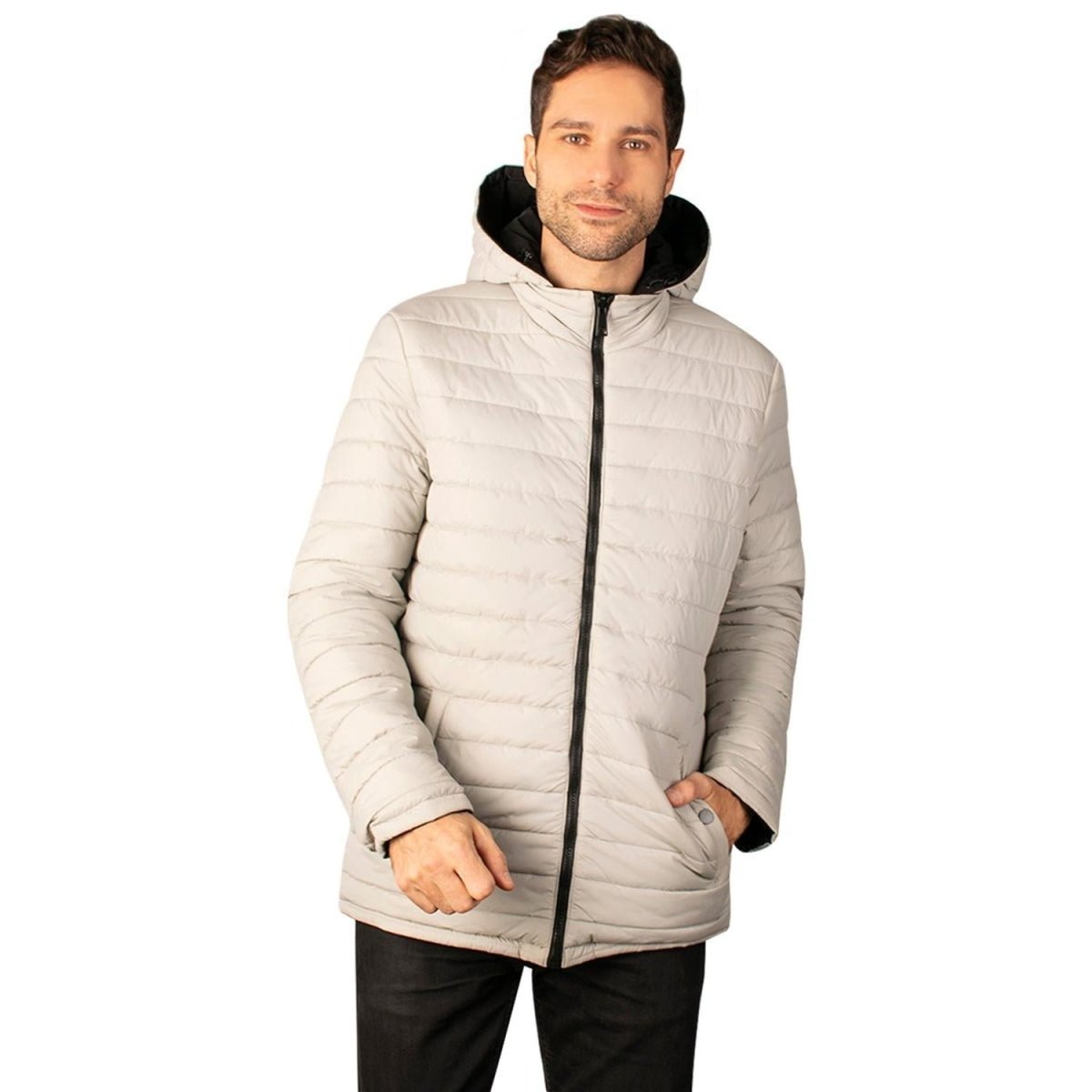 Chamarra Reversible con Gorro Desmontable Greenlander Hombre - Greenlander