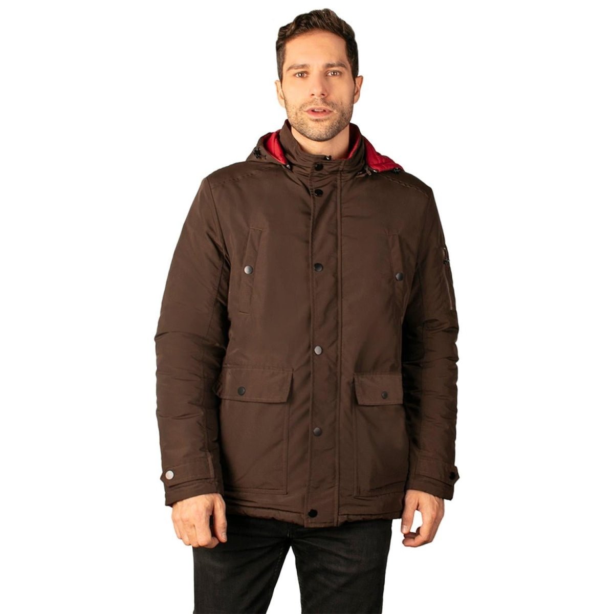 Chamarra Reversible con Gorro Desmontable Greenlander Hombre - Greenlander