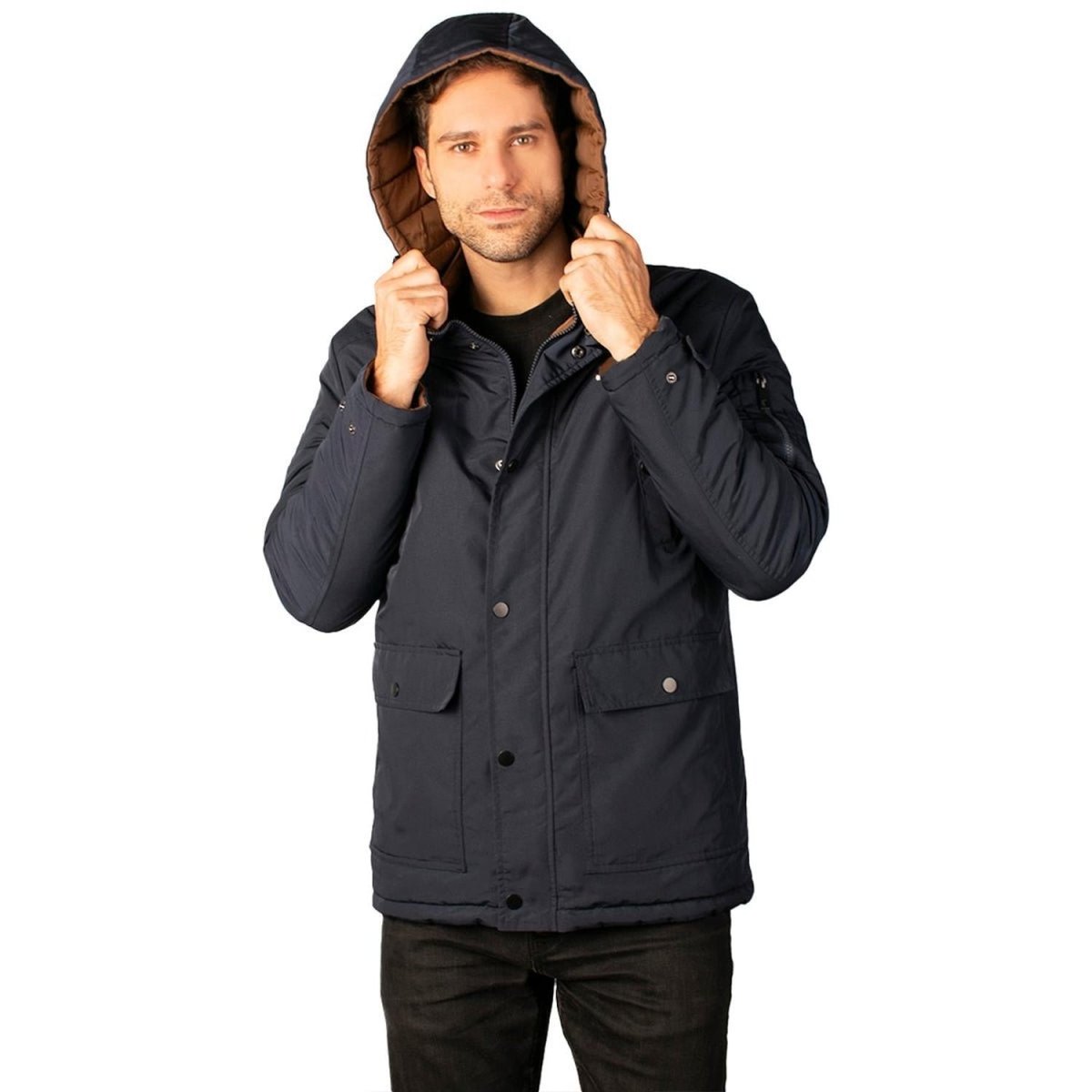 Chamarra Reversible con Gorro Desmontable Greenlander Hombre - Greenlander
