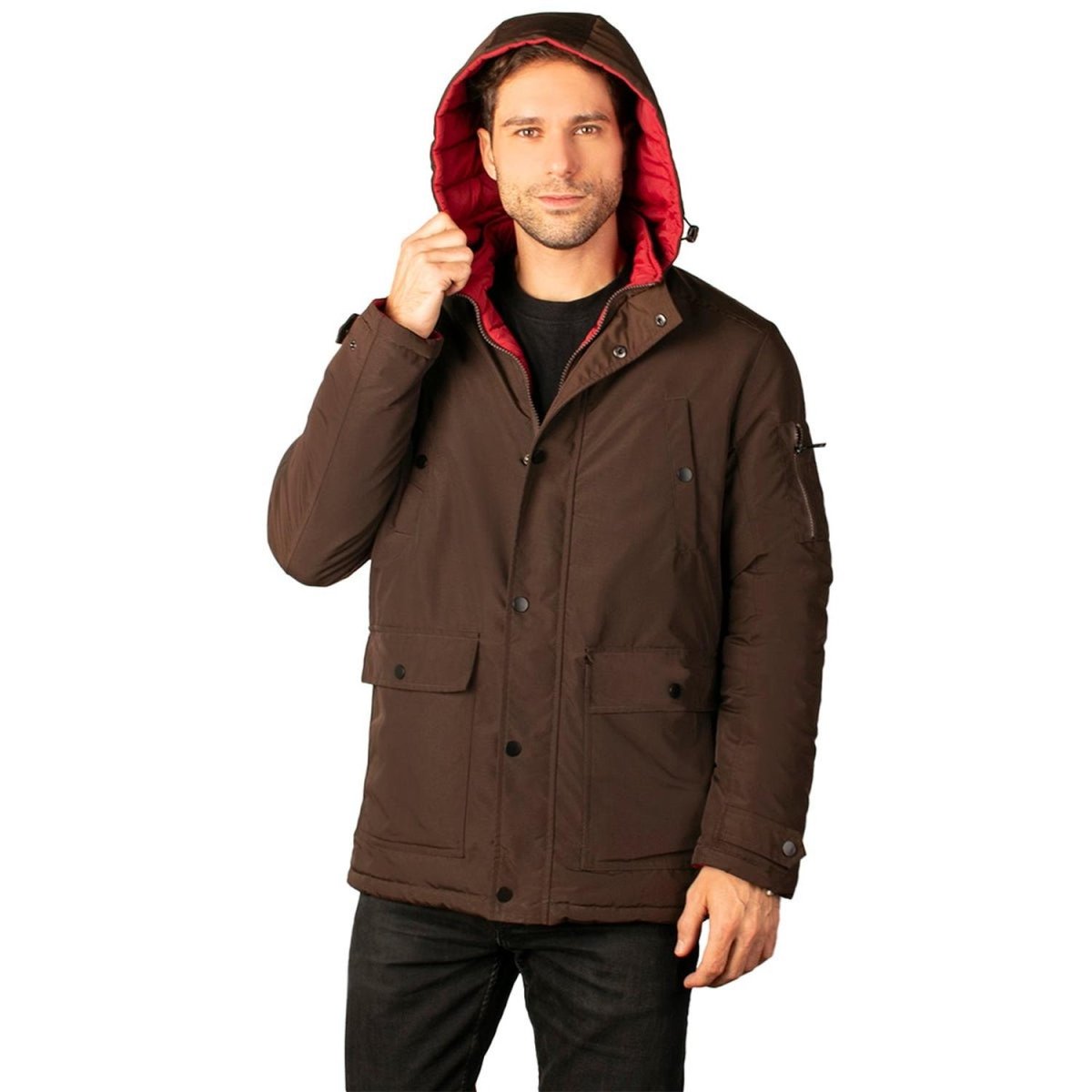 Chamarra Reversible con Gorro Desmontable Greenlander Hombre - Greenlander