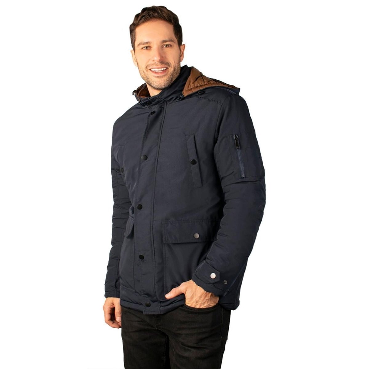 Chamarra Reversible con Gorro Desmontable Greenlander Hombre - Greenlander