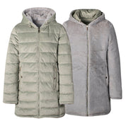 Chamarra Reversible Con Gorro Fur Niña - Greenlander