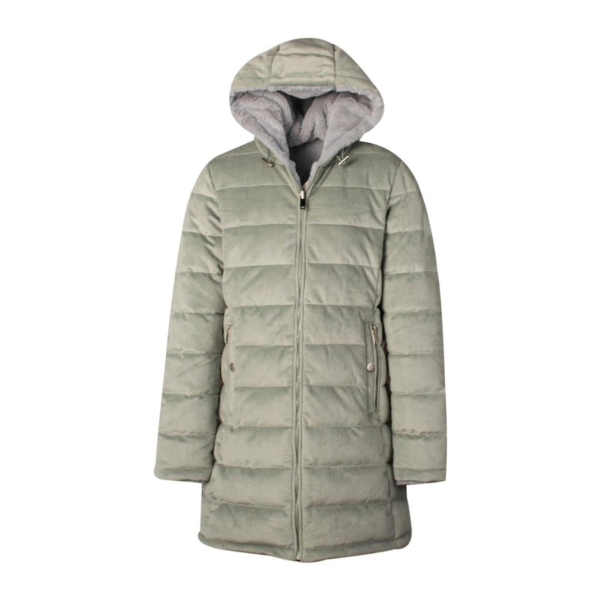 Chamarra Reversible Con Gorro Fur Niña - Greenlander