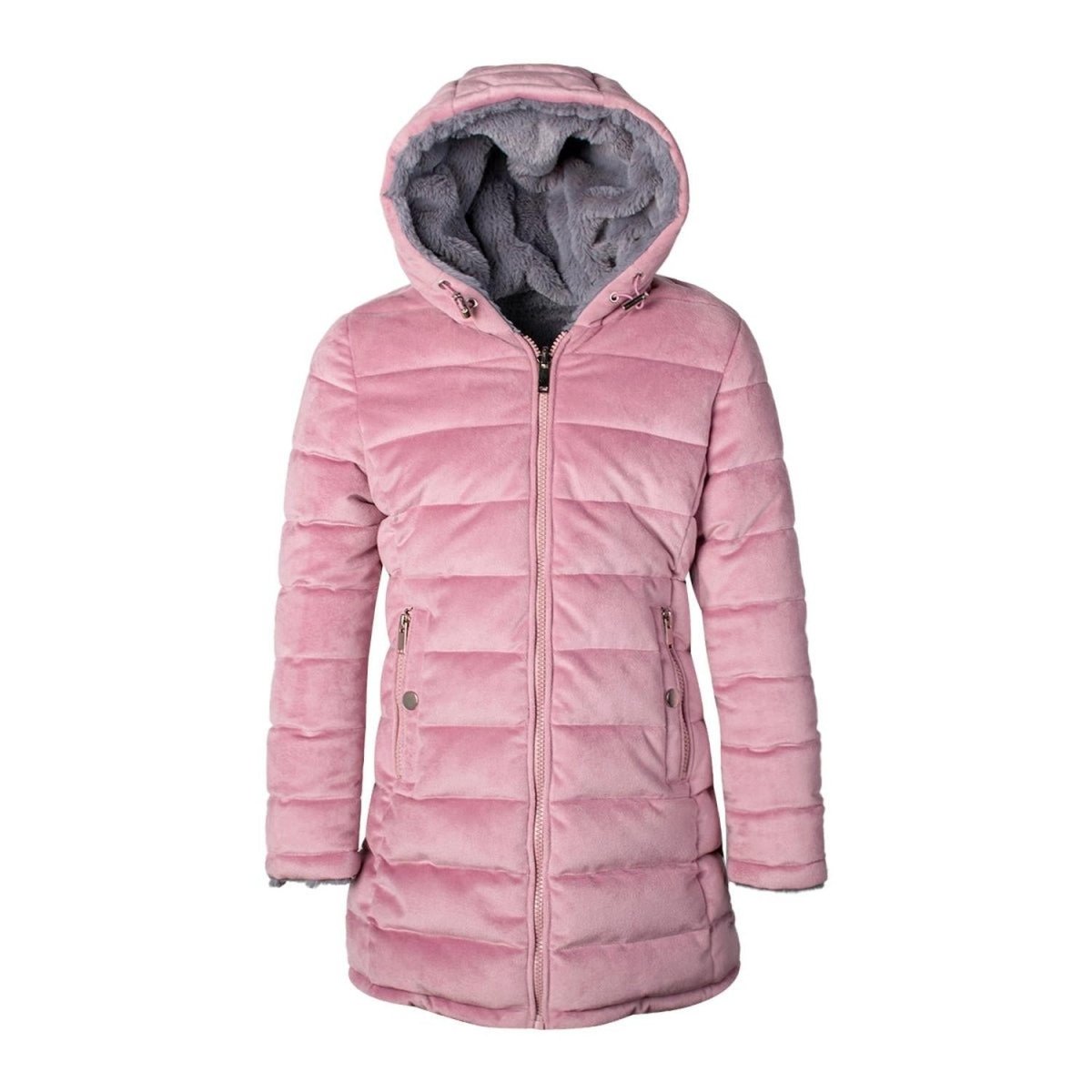 Chamarra Reversible Con Gorro Fur Niña - Greenlander