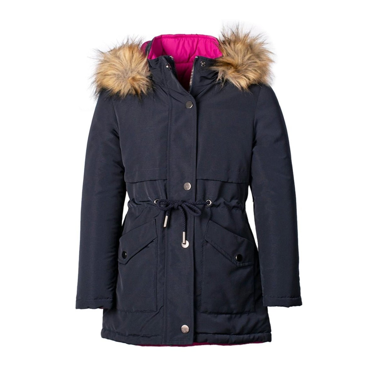 Chamarra Reversible Con Gorro Greenlander Niña - Greenlander