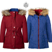 Chamarra Reversible Con Gorro Greenlander Niña - The Original Greenlander