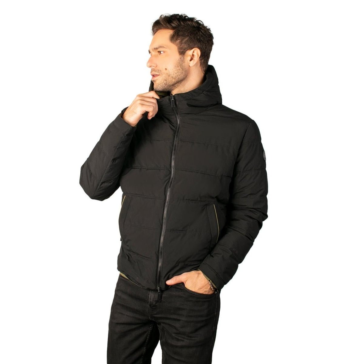 Chamarra Reversible Con Gorro Hombre - Greenlander