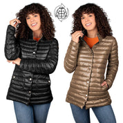 Chamarra Reversible De Pluma Mujer - Greenlander
