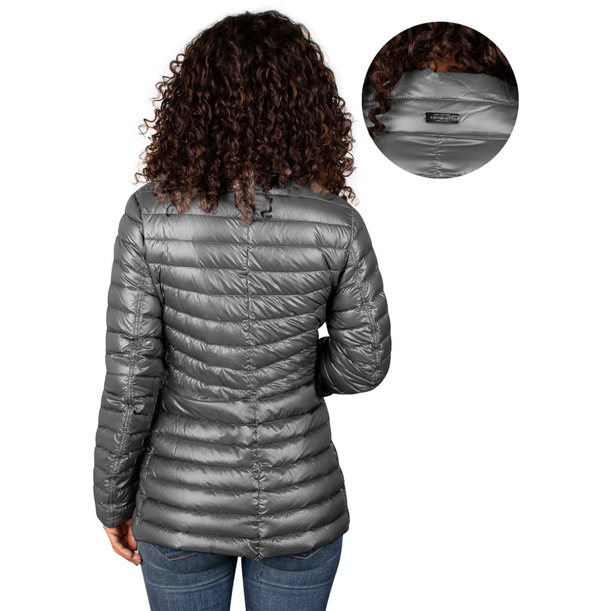Chamarra Reversible De Pluma Mujer - The Original Greenlander