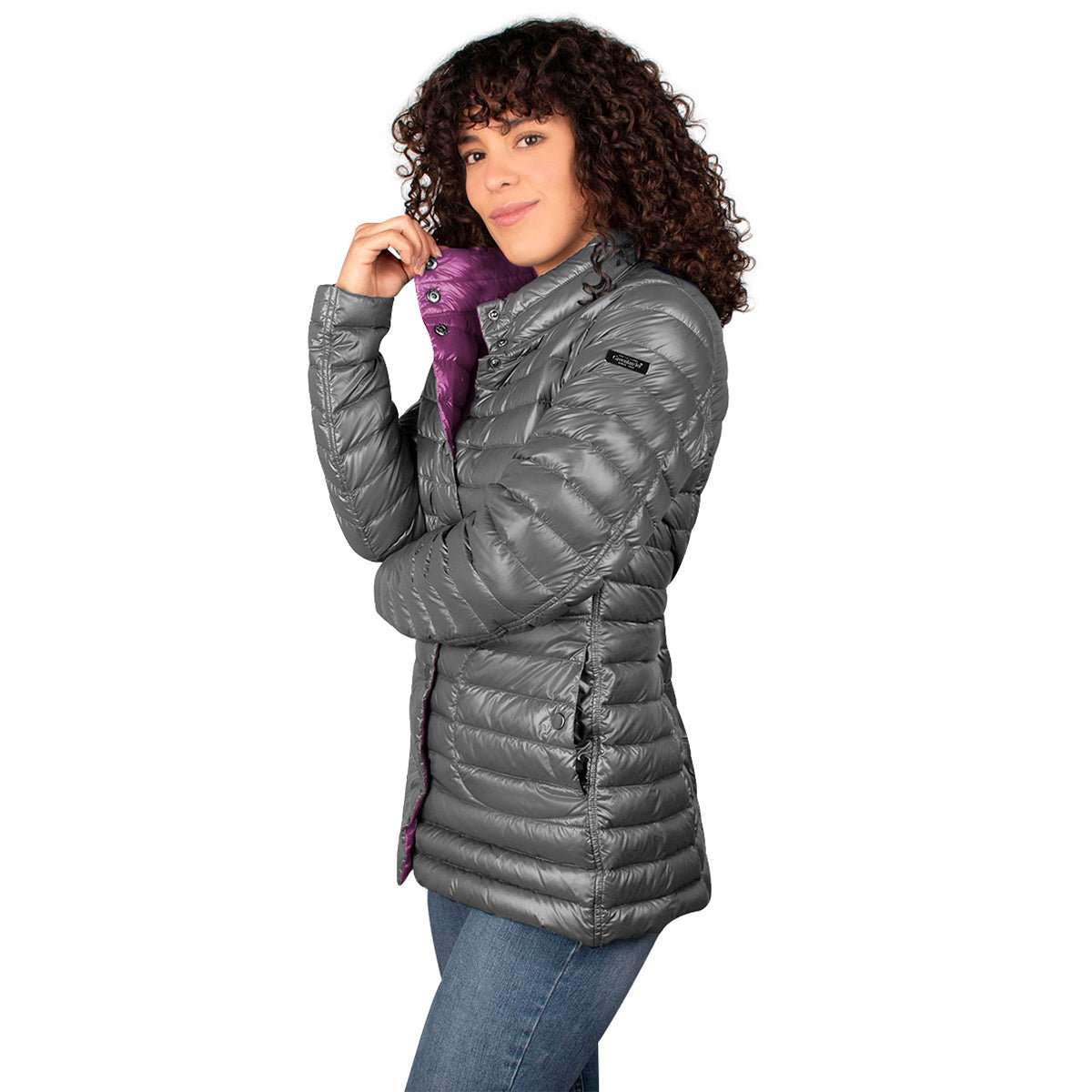 Chamarra Reversible De Pluma Mujer - The Original Greenlander
