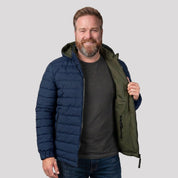Chamarra Reversible Doble Vista Plus Size para Hombre con Capucha | Greenlander - Greenlander