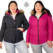 Chamarra Reversible Mujer Plus Size - Greenlander