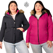 Chamarra Reversible Mujer Plus Size - Greenlander